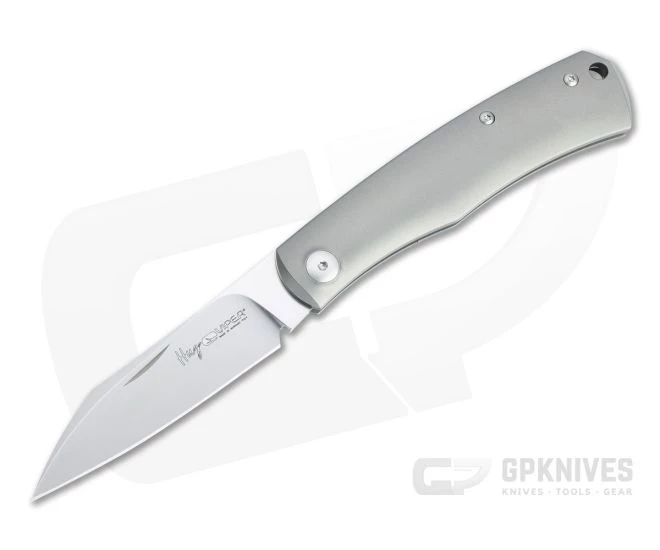 Viper Hug Thiel Design Satin M390 Smooth Titanium Slip Joint Knife V5990TI 3 Viper Hug Thiel Design Satin M390 Smooth Titanium Slip Joint Knife V5990TI