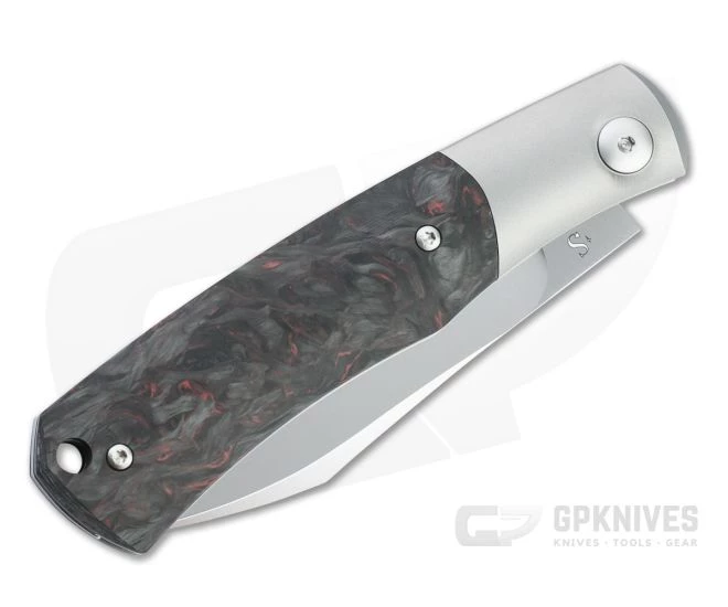 Viper Hug Thiel Design Satin M390 One Bolster Dark Matter Red Carbon Fiber Slip Joint Knife V5992FCR 4 Viper Hug Thiel Design Satin M390 One Bolster Dark Matter Red Carbon Fiber Slip Joint Knife V5992FCR - Image 2