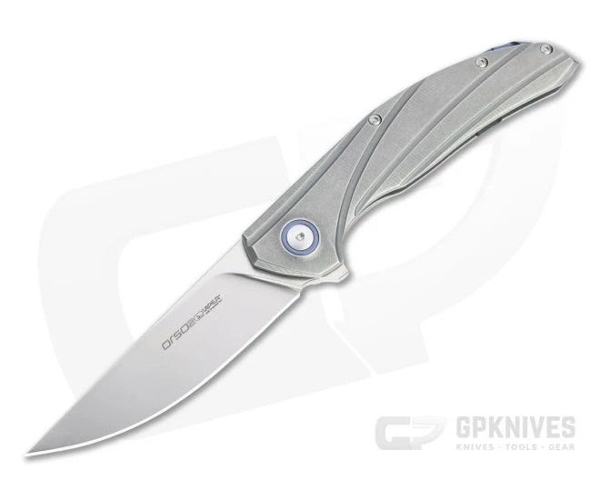 Viper x Anso Orso 2 Flipper Satin LO-QPM 20-4 Stonewashed Titanium Folder V5996TI 3 Viper x Anso Orso 2 Flipper Satin LO-QPM 20-4 Stonewashed Titanium Folder V5996TI
