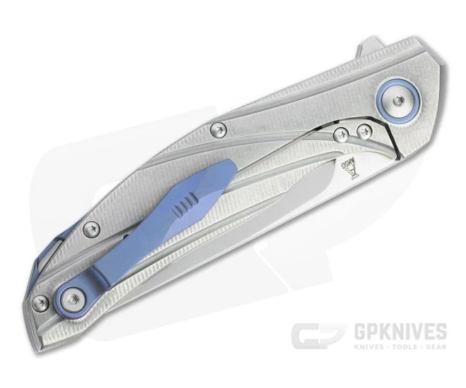 Viper x Anso Orso 2 Flipper Satin LO-QPM 20-4 Stonewashed Titanium Folder V5996TI 4 Viper x Anso Orso 2 Flipper Satin LO-QPM 20-4 Stonewashed Titanium Folder V5996TI - Image 2