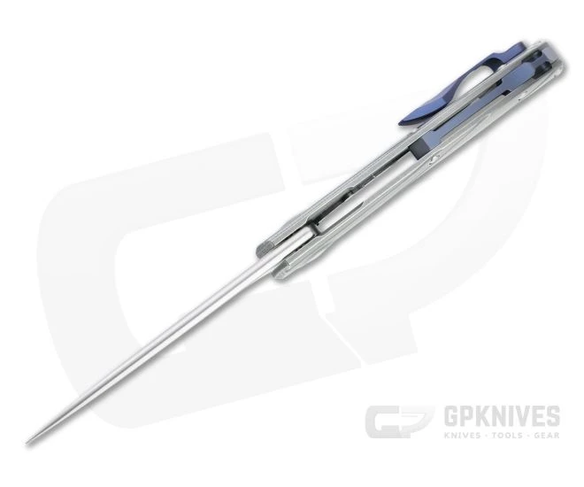 Viper x Anso Orso 2 Flipper Satin LO-QPM 20-4 Stonewashed Titanium Folder V5996TI 5 Viper x Anso Orso 2 Flipper Satin LO-QPM 20-4 Stonewashed Titanium Folder V5996TI - Image 3