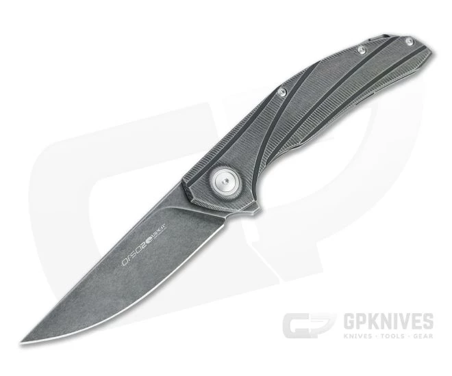 Viper x Anso Orso 2 Flipper Dark Stonewashed LO-QPM 20-4 Titanium Folder V5997TI 3 Viper x Anso Orso 2 Flipper Dark Stonewashed LO-QPM 20-4 Titanium Folder V5997TI
