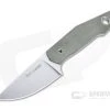 Viper Vox Koi Stonewashed N690 Green Canvas Micarta Fixed Blade VT4009CV -EDC (Every Day Carry) Shop vt4009cv 1