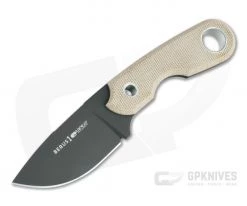 Viper Berus 1 Rumici Drop Point PVD M390 Natural Canvas Micarta Fixed Blade VT4012DCN