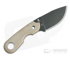 Viper Berus 1 Rumici Drop Point PVD M390 Natural Canvas Micarta Fixed Blade VT4012DCN -EDC (Every Day Carry) Shop vt4012dcn 3