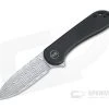 WE Knives Elementum Damasteel Black Titanium Frame Lock Flipper WE18062X-DS1 -EDC (Every Day Carry) Shop we18062x ds1 1 1