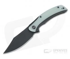 WE Knives Snick Black Stonewashed 20CV Natural G10 Inlaid Nested Frame Lock Flipper WE19022F-4
