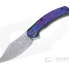 WE Knives Snick Heimskringla Damasteel Timascus Inlaid Nested Frame Lock Flipper WE19022F-DS1 -EDC (Every Day Carry) Shop we19022f ds1 1 1