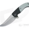 WE Knives x Ochs Curvaceous Blasted 20CV Natural G10 Black Titanium Flipper WE20012-3