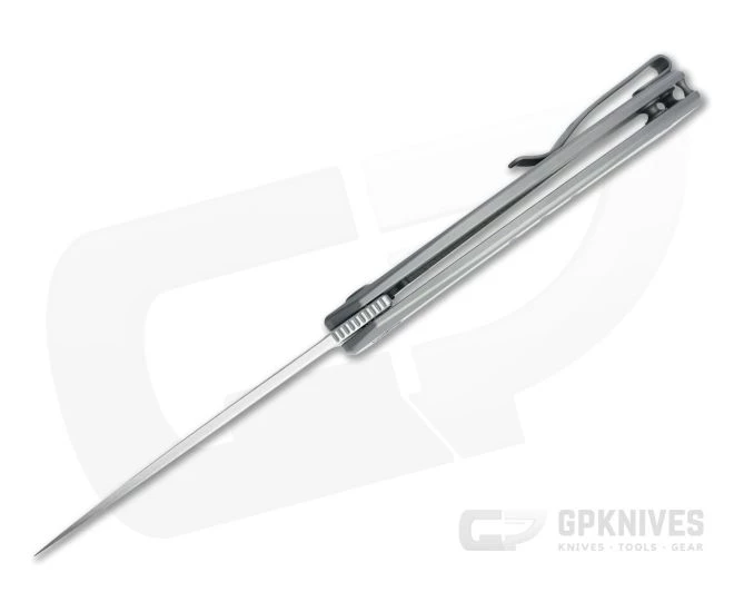 WE Knives Seer LTD Hand Rubbed Satin 20CV Gray Titanium Frame Lock Flipper WE20015-3 5 WE Knives Seer LTD Hand Rubbed Satin 20CV Gray Titanium Frame Lock Flipper WE20015-3 - Image 3