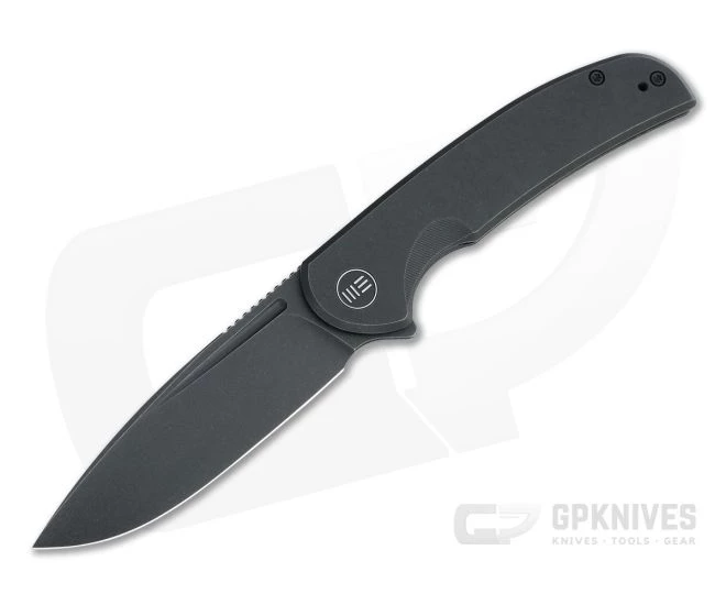 WE Knives Beacon Black Stonewashed 20CV Titanium Frame Lock Flipper WE20061B-3 3 WE Knives Beacon Black Stonewashed 20CV Titanium Frame Lock Flipper WE20061B-3