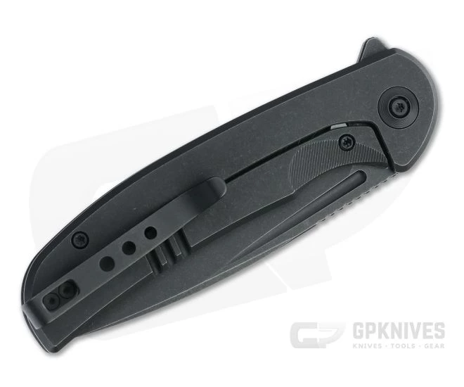 WE Knives Beacon Black Stonewashed 20CV Titanium Frame Lock Flipper WE20061B-3 4 WE Knives Beacon Black Stonewashed 20CV Titanium Frame Lock Flipper WE20061B-3 - Image 2