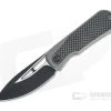 WE Knives x Hel Baloo Front Flipper Black Stonewashed 20CV Carbon Fiber Gray Titanium Folder WE21033-2