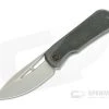 WE Knives x Hel Baloo Front Flipper Blasted 20CV Dark Green Micarta Gray Titanium Folder WE21033-4 -EDC (Every Day Carry) Shop we21033 4 1