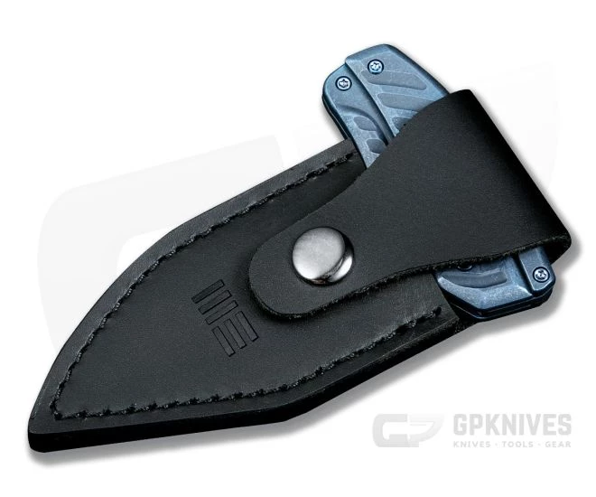 WE Knives Typhoeus Blasted 20CV Blue Stonewashed Titanium Adjustable Push Dagger WE21036B-3 4 WE Knives Typhoeus Blasted 20CV Blue Stonewashed Titanium Adjustable Push Dagger WE21036B-3 - Image 2